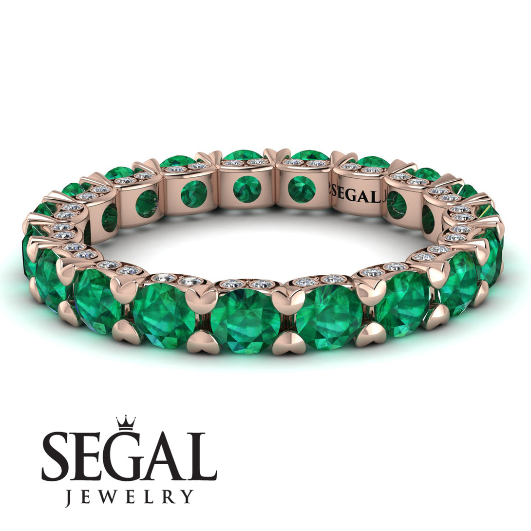 Glamorous Emerald Eternity Ring - Paige No. 5