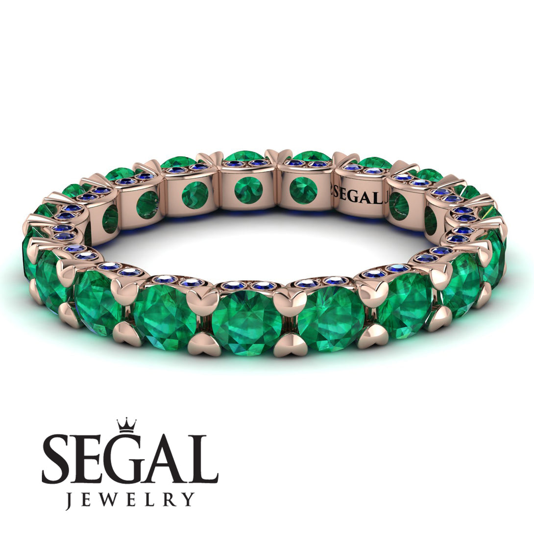 Glamorous Emerald Eternity Ring - Paige No. 65