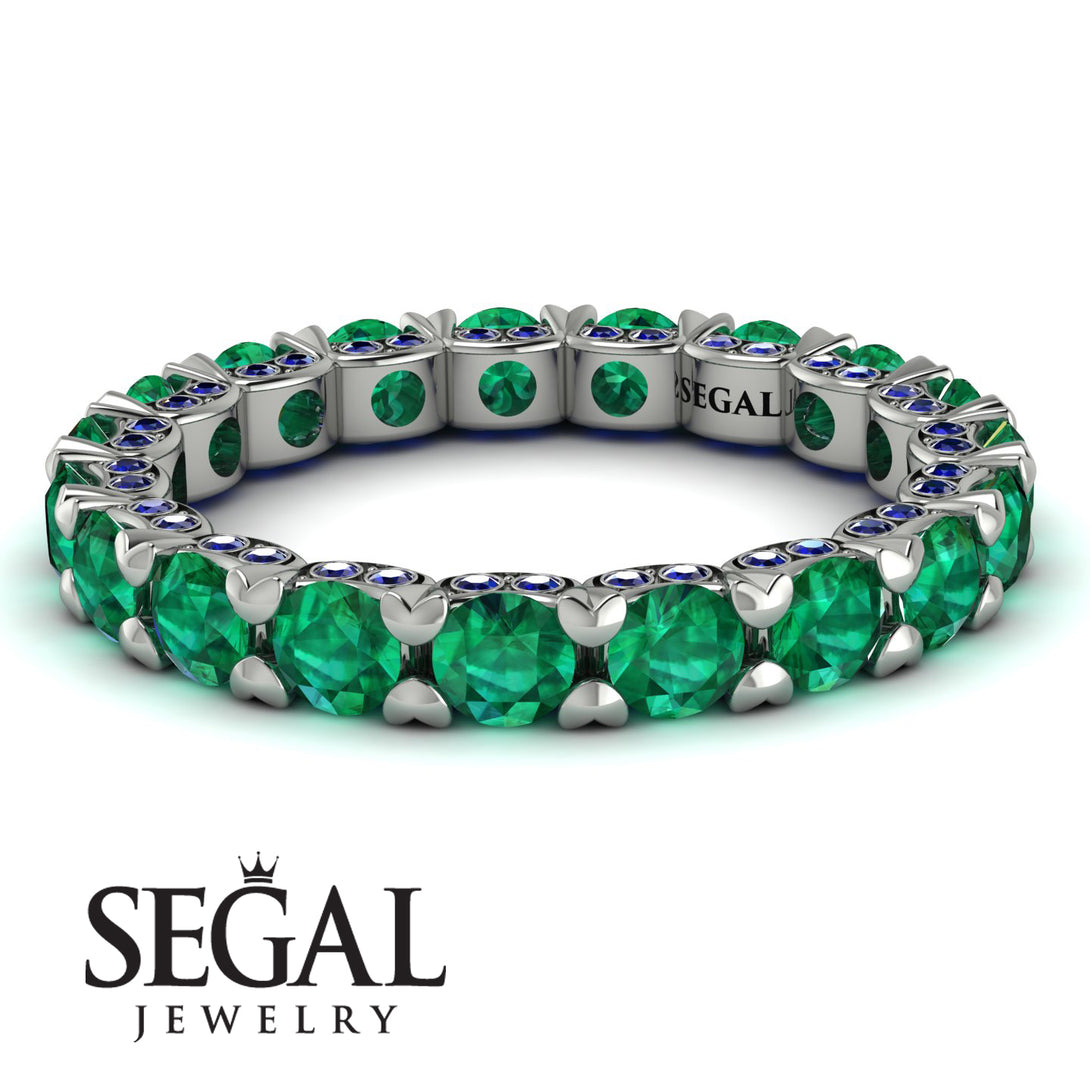 Glamorous Emerald Eternity Ring - Paige No. 66