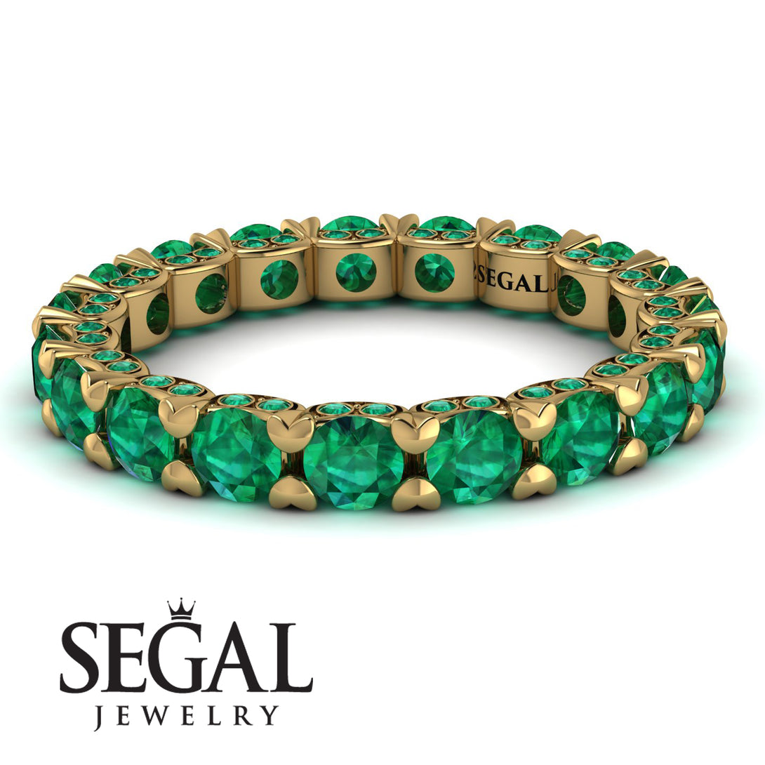 Glamorous Emerald Eternity Ring - Paige No. 19