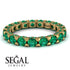 Glamorous Emerald Eternity Ring - Paige No. 19 image 3