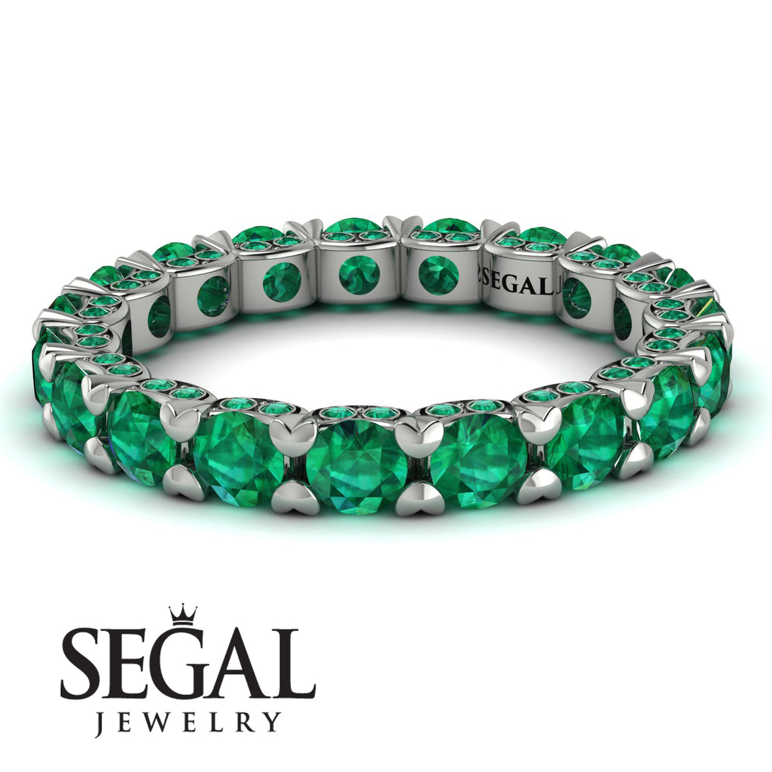 Glamorous Emerald Eternity Ring - Paige No. 21