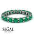 Glamorous Emerald Eternity Ring - Paige No. 21