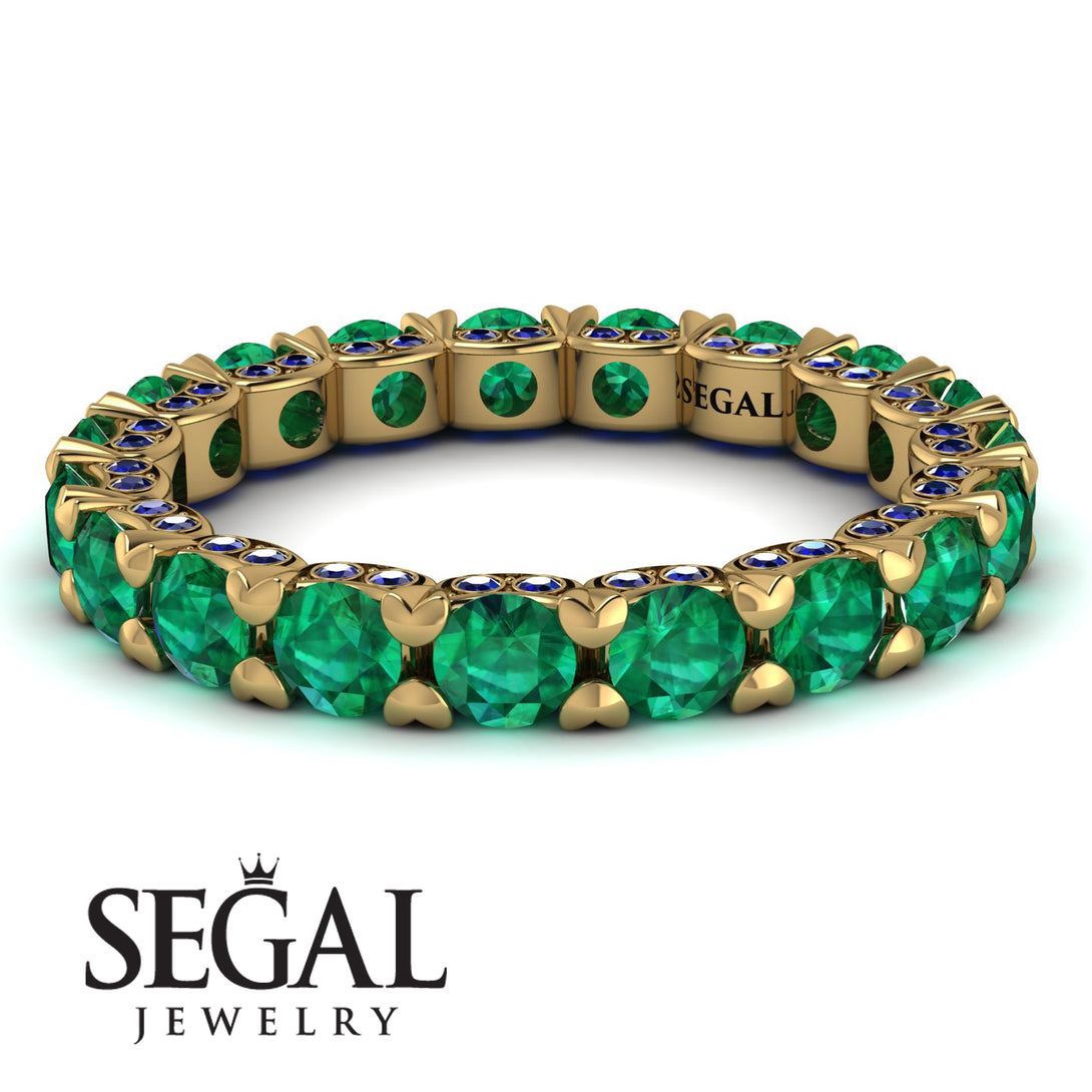 Glamorous Emerald Eternity Ring - Paige No. 64