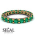 Glamorous Emerald Eternity Ring - Paige No. 64 image 3
