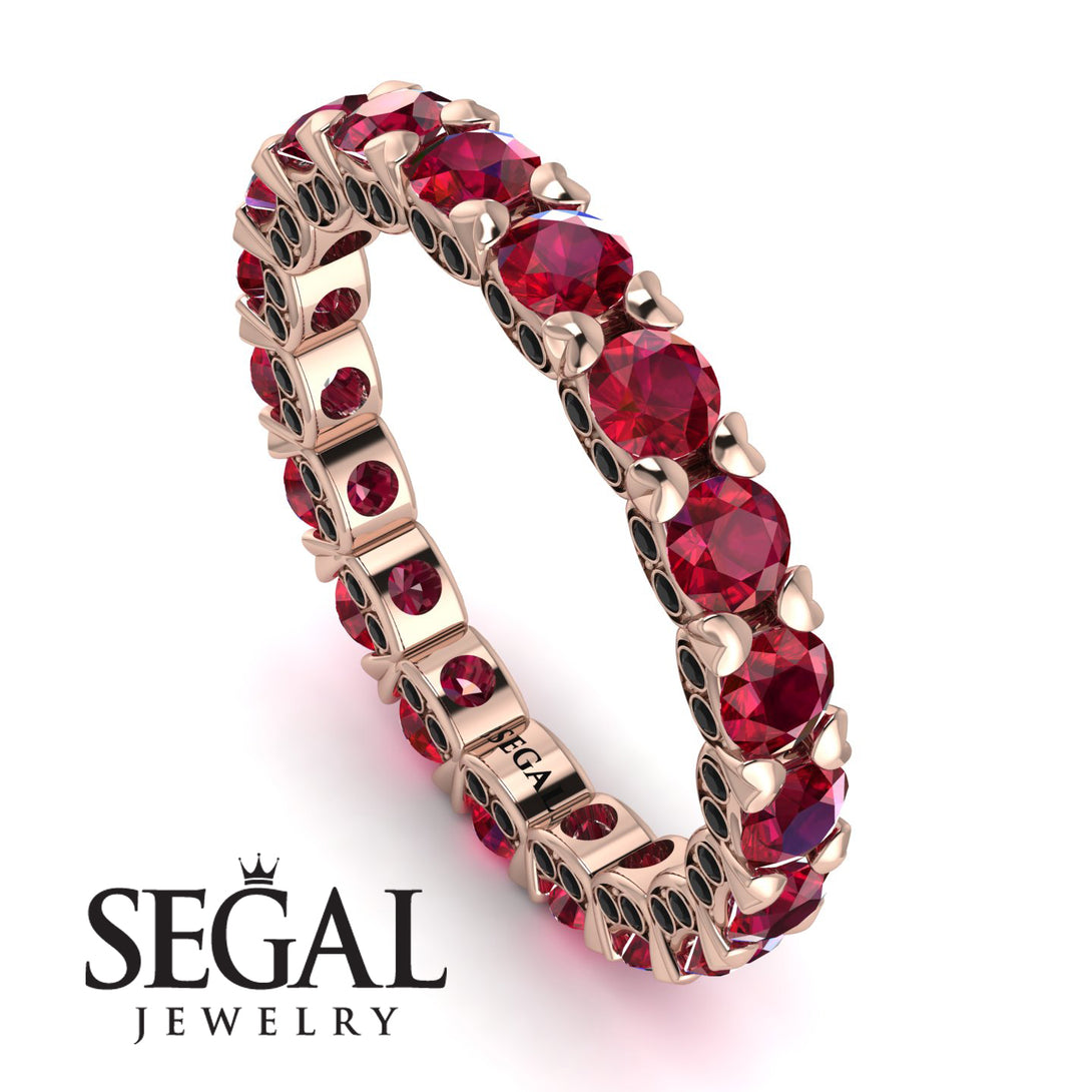 Glamorous Ruby Eternity Ring - Paige No. 41