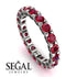 Glamorous Ruby Eternity Ring - Paige No. 42 image 10