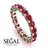 Glamorous Ruby Eternity Ring - Paige No. 26