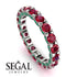 Glamorous Ruby Eternity Ring - Paige No. 27