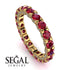 Glamorous Ruby Eternity Ring - Paige No. 10 image 10