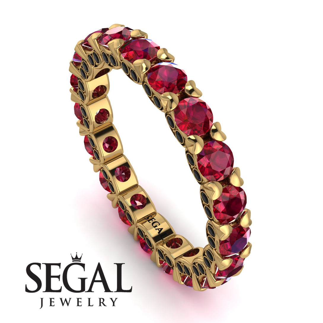 Glamorous Ruby Eternity Ring - Paige No. 40