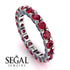 Glamorous Ruby Eternity Ring - Paige No. 72