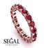 Glamorous Ruby Eternity Ring - Paige No. 56