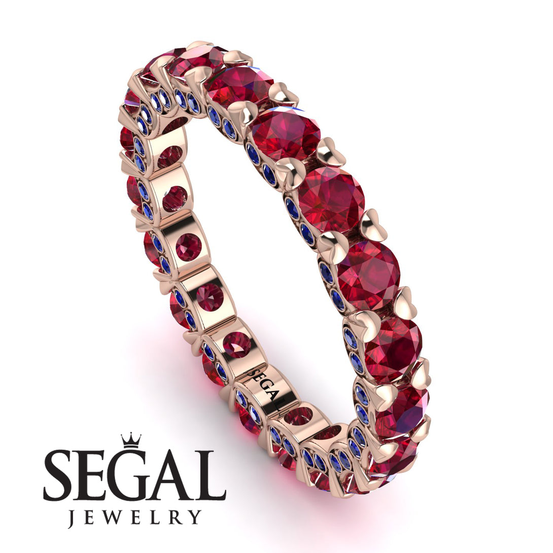 Glamorous Ruby Eternity Ring - Paige No. 71