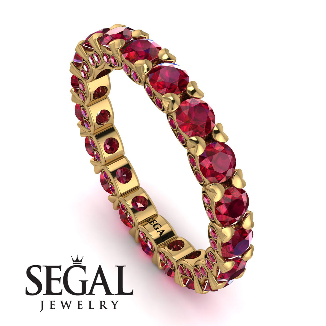 Glamorous Ruby Eternity Ring - Paige No. 55