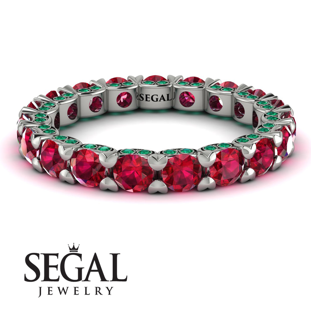 Glamorous Ruby Eternity Ring - Paige No. 27