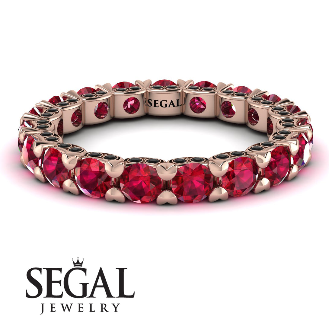 Glamorous Ruby Eternity Ring - Paige No. 41
