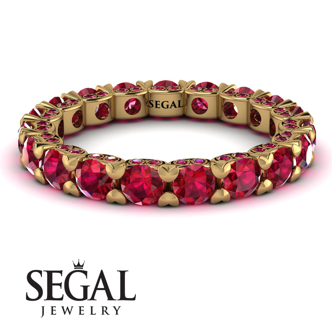 Glamorous Ruby Eternity Ring - Paige No. 55