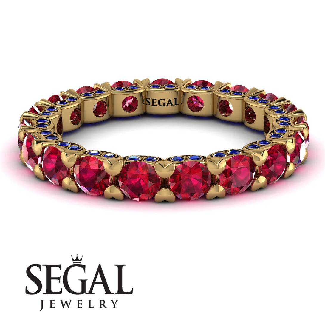 Glamorous Ruby Eternity Ring - Paige No. 70