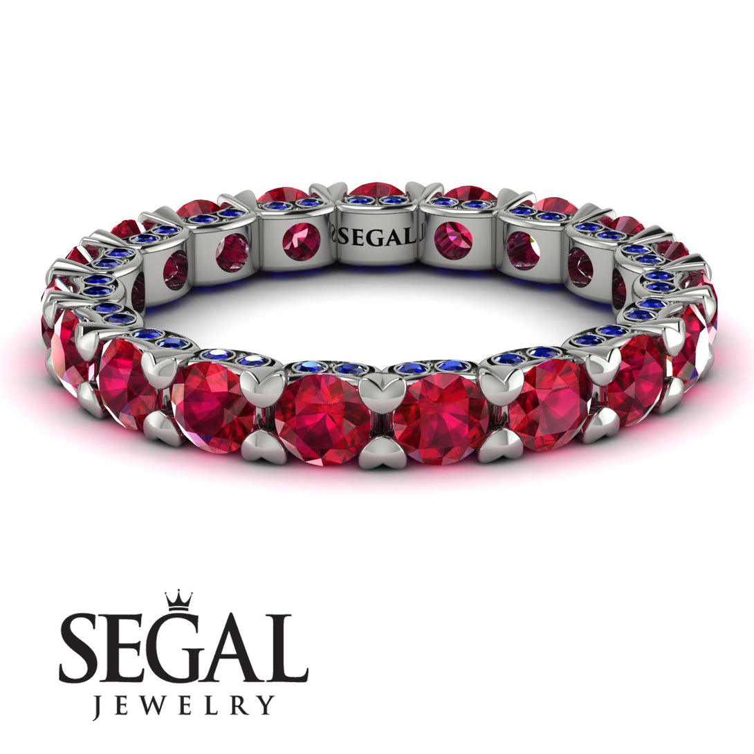 Glamorous Ruby Eternity Ring - Paige No. 72