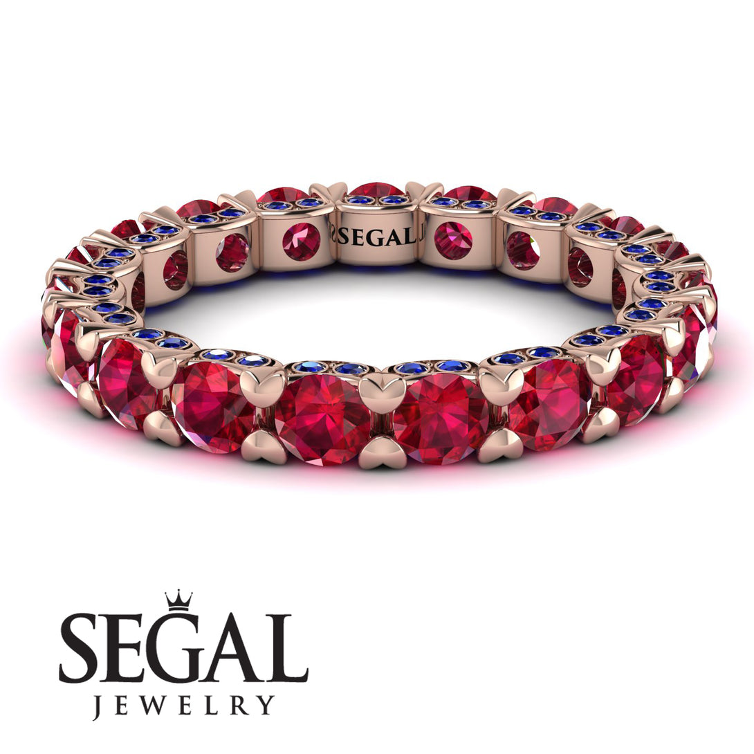 Glamorous Ruby Eternity Ring - Paige No. 71