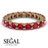 Glamorous Ruby Eternity Ring - Paige No. 10 image 2
