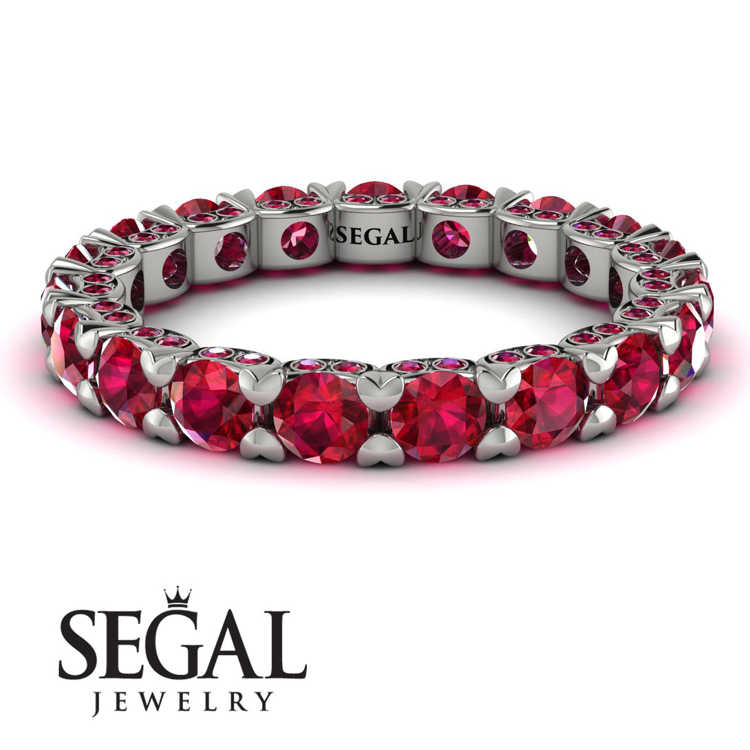 Glamorous Ruby Eternity Ring - Paige No. 57