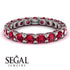 Glamorous Ruby Eternity Ring - Paige No. 57