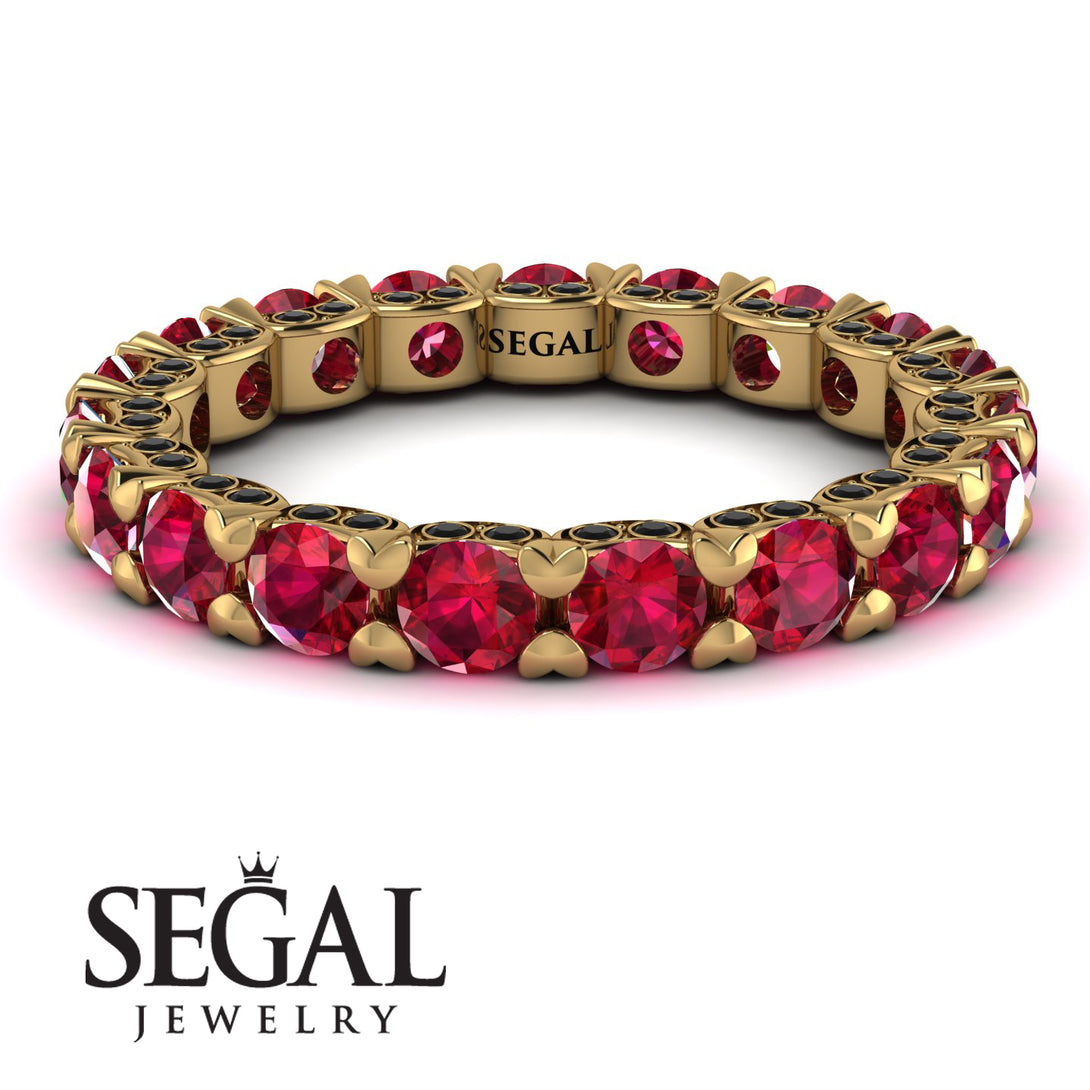 Glamorous Ruby Eternity Ring - Paige No. 40
