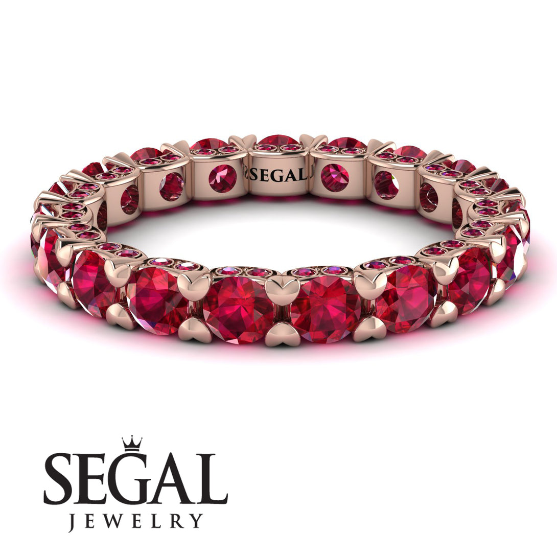 Glamorous Ruby Eternity Ring - Paige No. 56