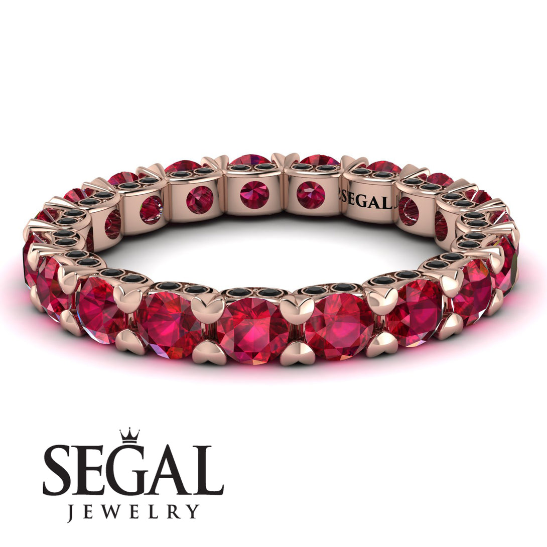 Glamorous Ruby Eternity Ring - Paige No. 41
