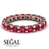 Glamorous Ruby Eternity Ring - Paige No. 41