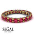 Glamorous Ruby Eternity Ring - Paige No. 70