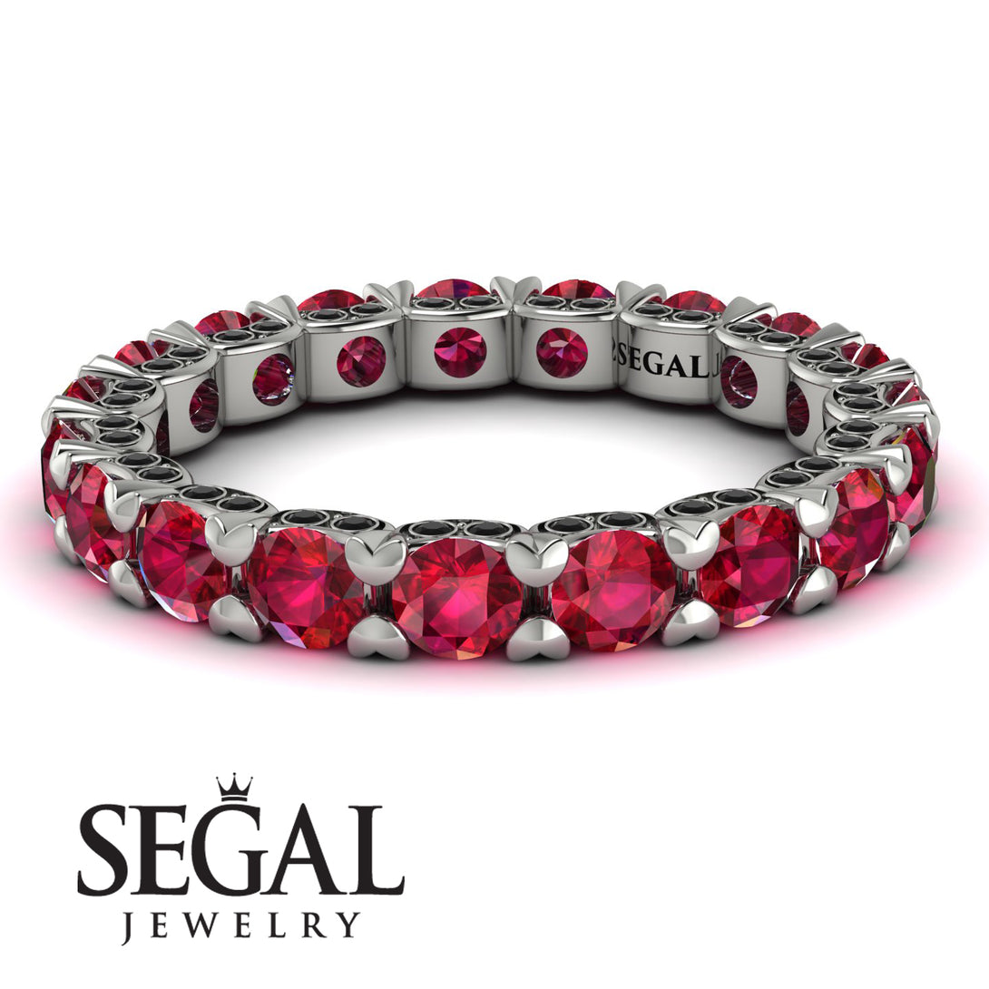 Glamorous Ruby Eternity Ring - Paige No. 42