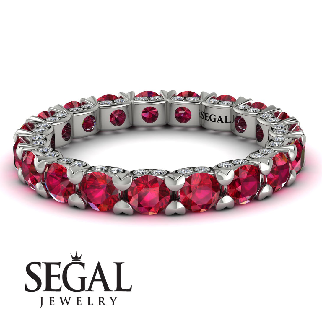 Glamorous Ruby Eternity Ring - Paige No. 12