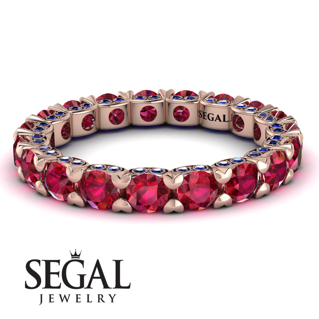 Glamorous Ruby Eternity Ring - Paige No. 71