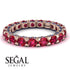 Glamorous Ruby Eternity Ring - Paige No. 71 image 3