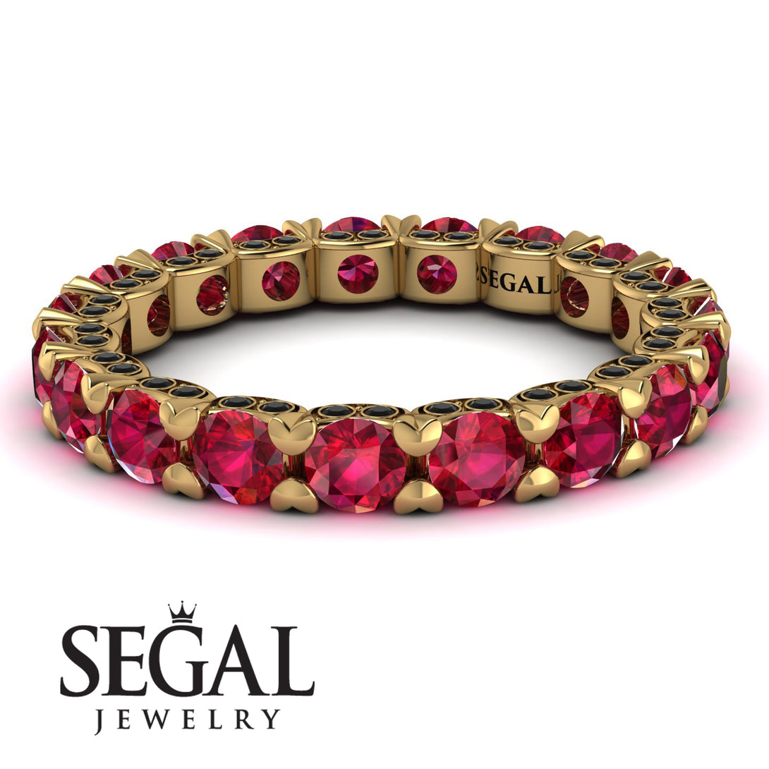 Glamorous Ruby Eternity Ring - Paige No. 40