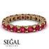 Glamorous Ruby Eternity Ring - Paige No. 10