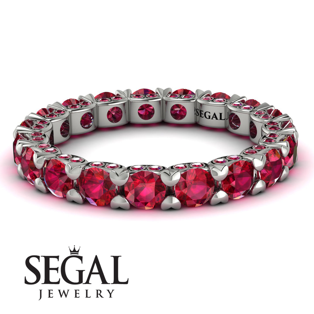 Glamorous Ruby Eternity Ring - Paige No. 57