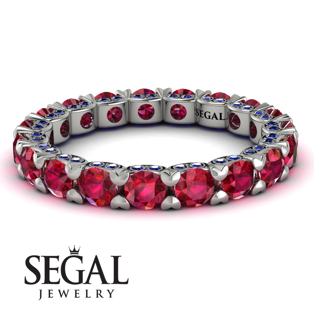 Glamorous Ruby Eternity Ring - Paige No. 72