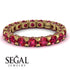 Glamorous Ruby Eternity Ring - Paige No. 55 image 3