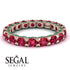 Glamorous Ruby Eternity Ring - Paige No. 26
