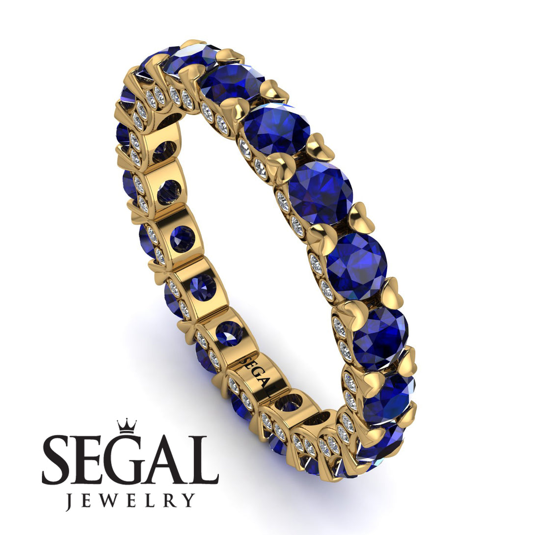 Glamorous Sapphire Eternity Ring - Paige No. 13