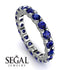 Glamorous Sapphire Eternity Ring - Paige No. 15 image 10