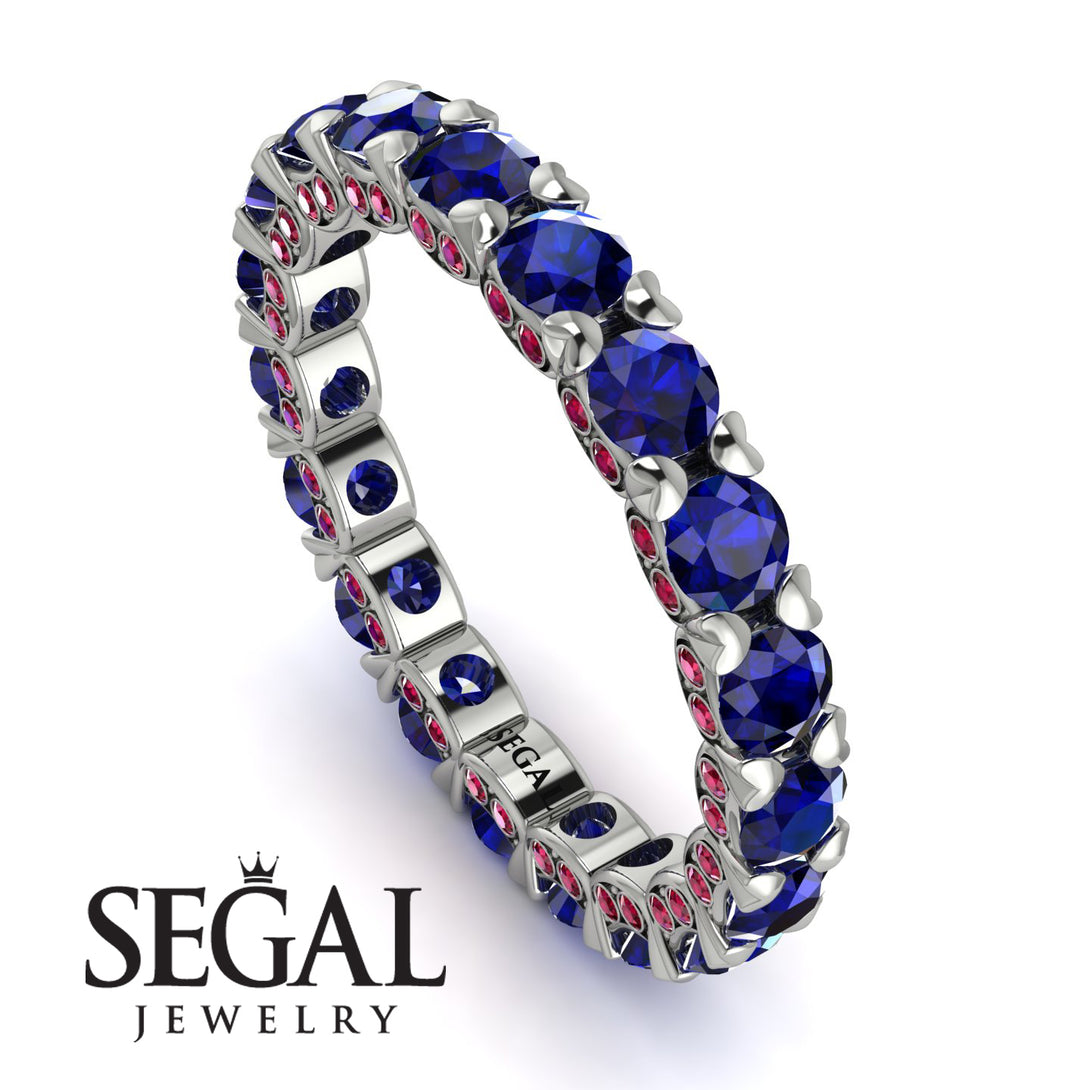 Glamorous Sapphire Eternity Ring - Paige No. 60