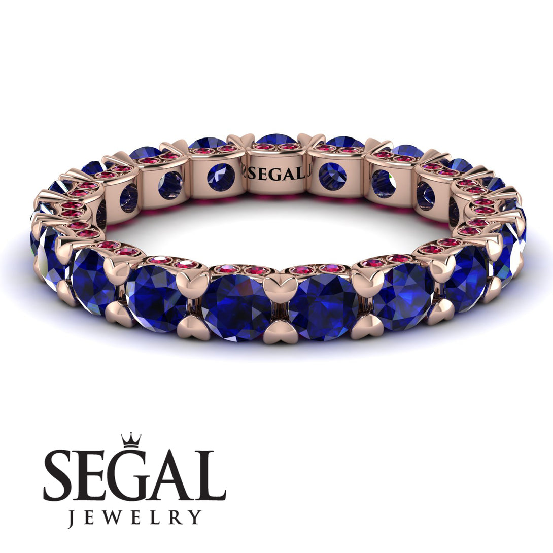 Glamorous Sapphire Eternity Ring - Paige No. 59