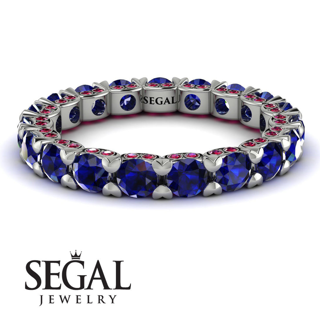 Glamorous Sapphire Eternity Ring - Paige No. 60