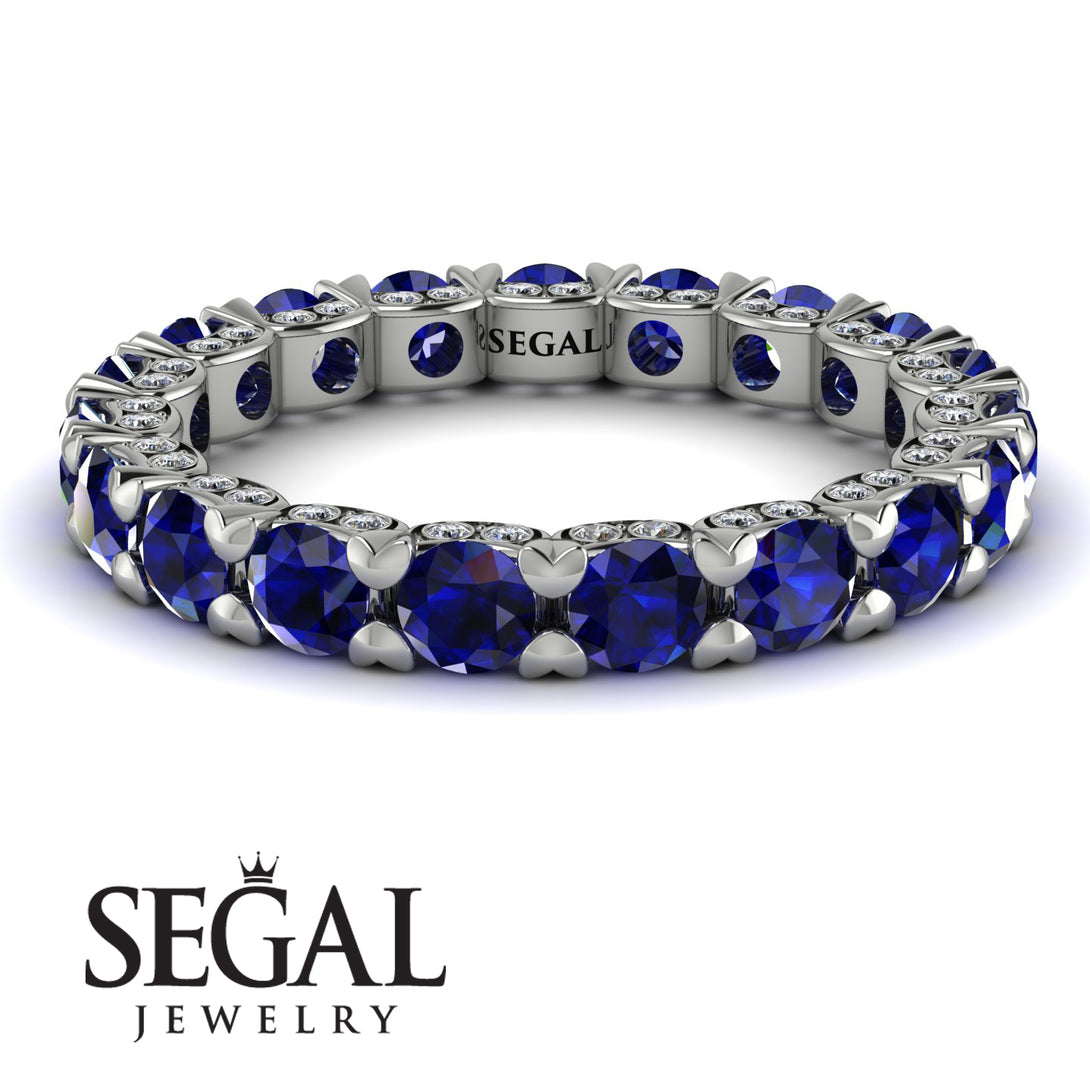 Glamorous Sapphire Eternity Ring - Paige No. 15