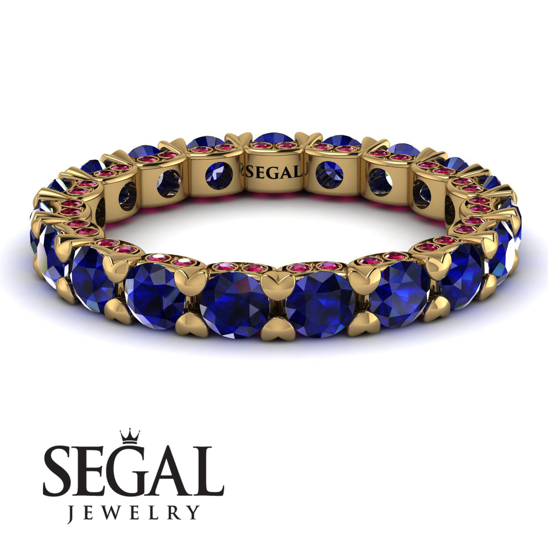 Glamorous Sapphire Eternity Ring - Paige No. 58